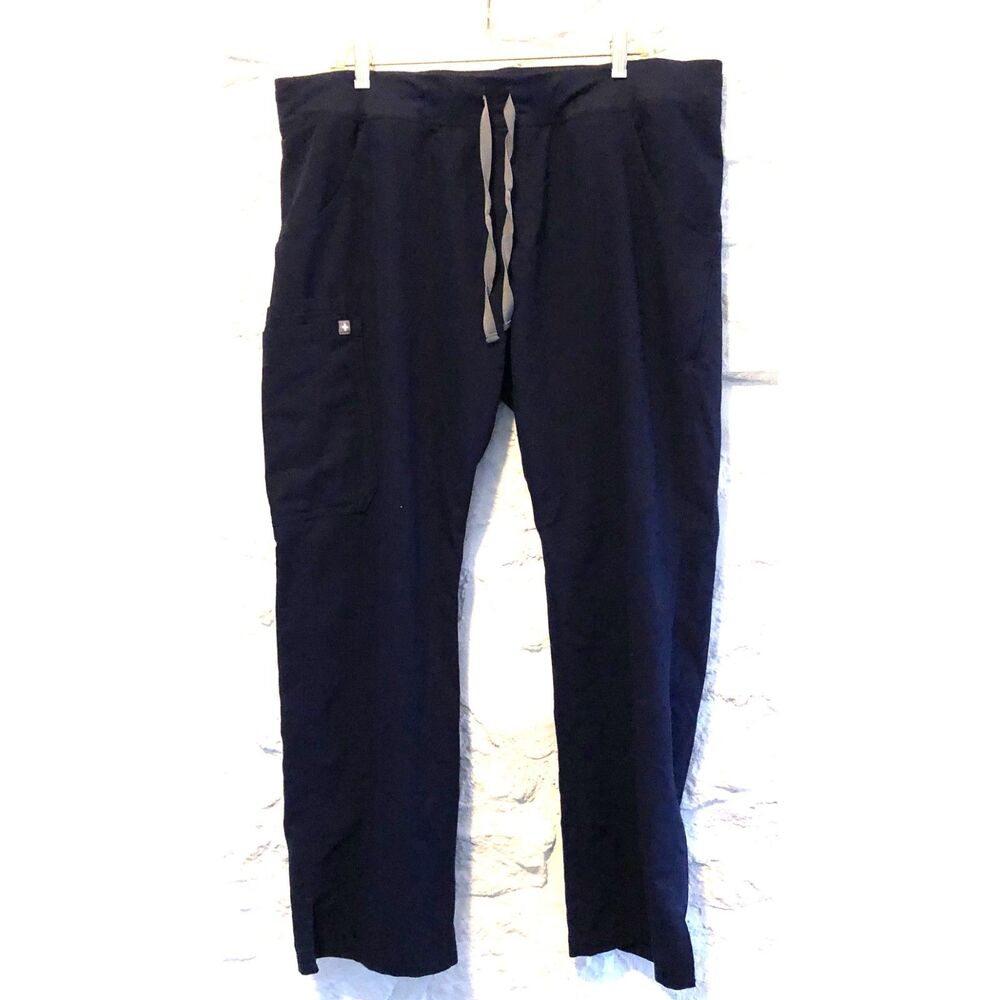FIGS Technical Collections Scrub Pants Navy Style T21004 Medical Modern Fit XL/P